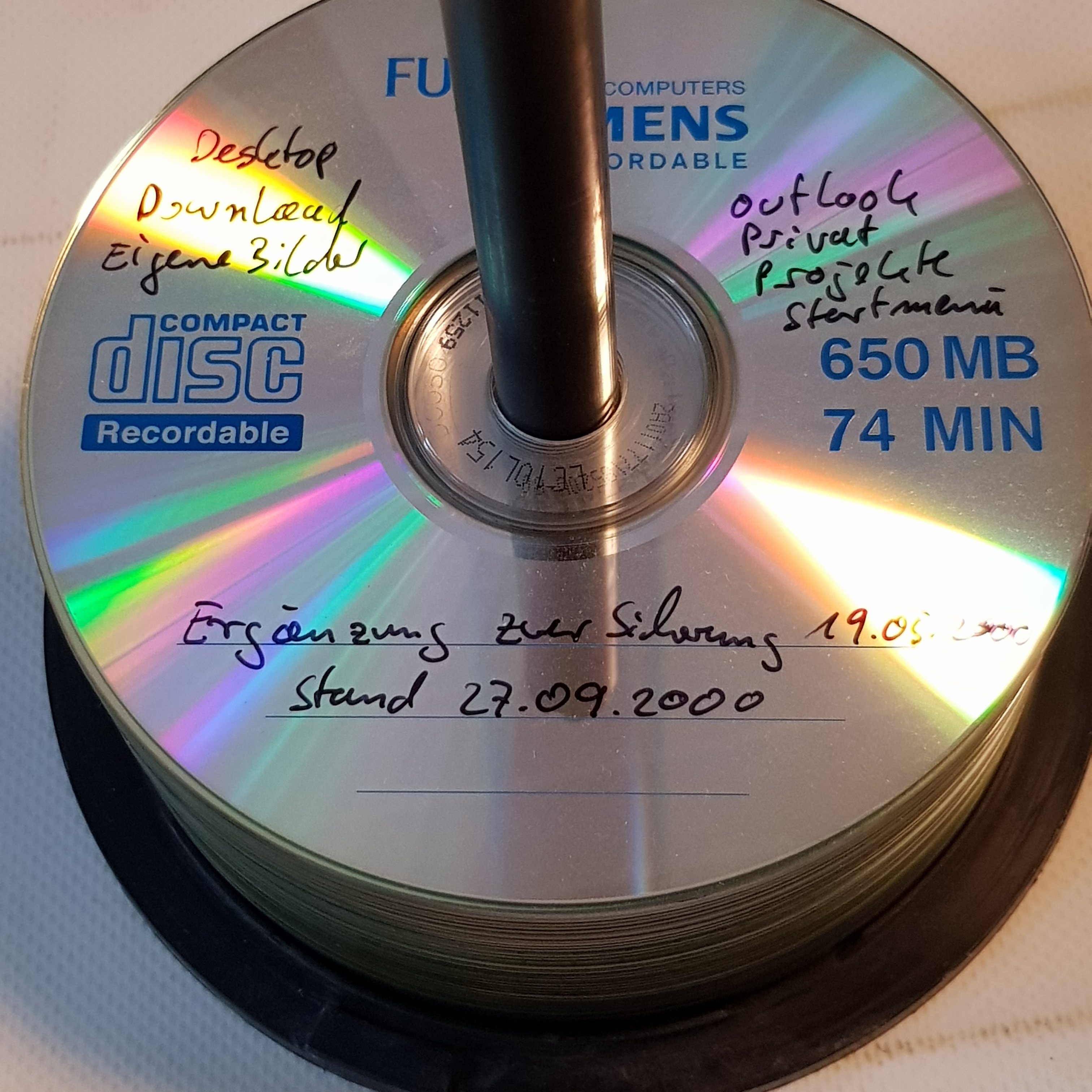 Bild des CD-Stapel